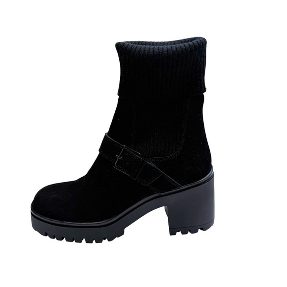 BLONDO Remi Waterproof Stretch Knit Lug Bootie 8 - Picture 7 of 10